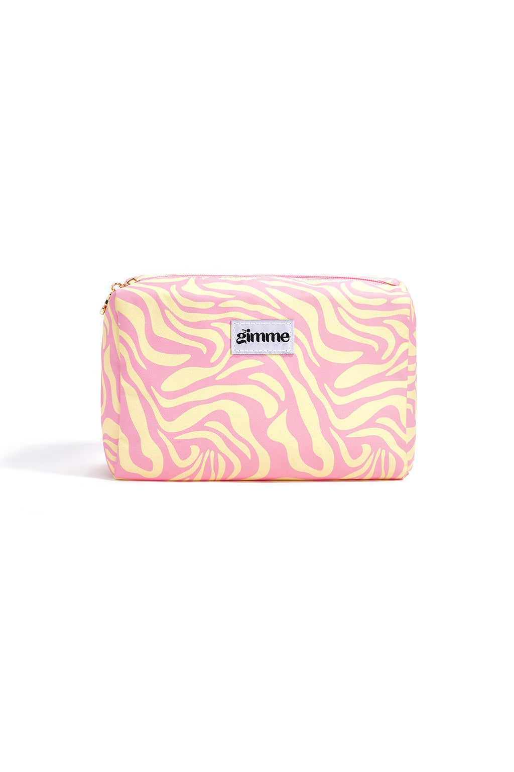 Beauty Bag gelb-rosa