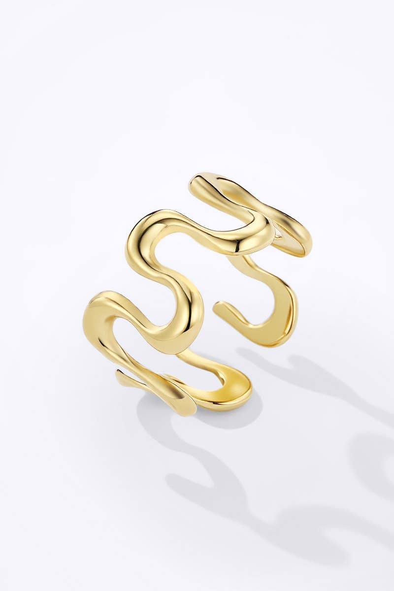 Wavy Ring gold