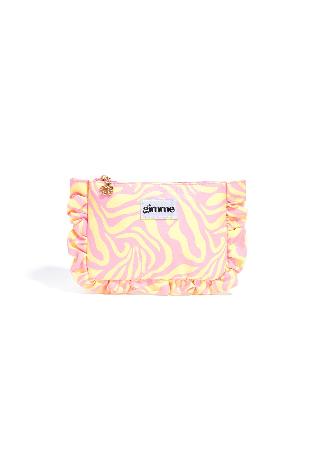 Beauty Pouch gelb-rosa