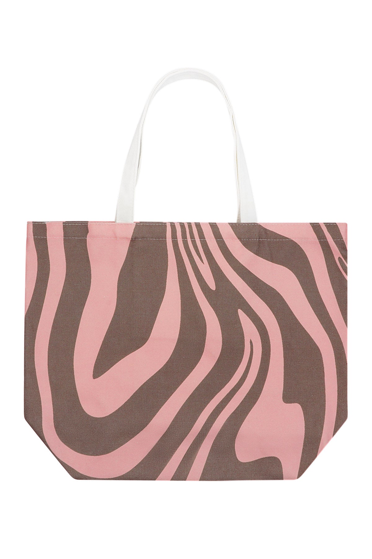 Zebra Canvas Tote