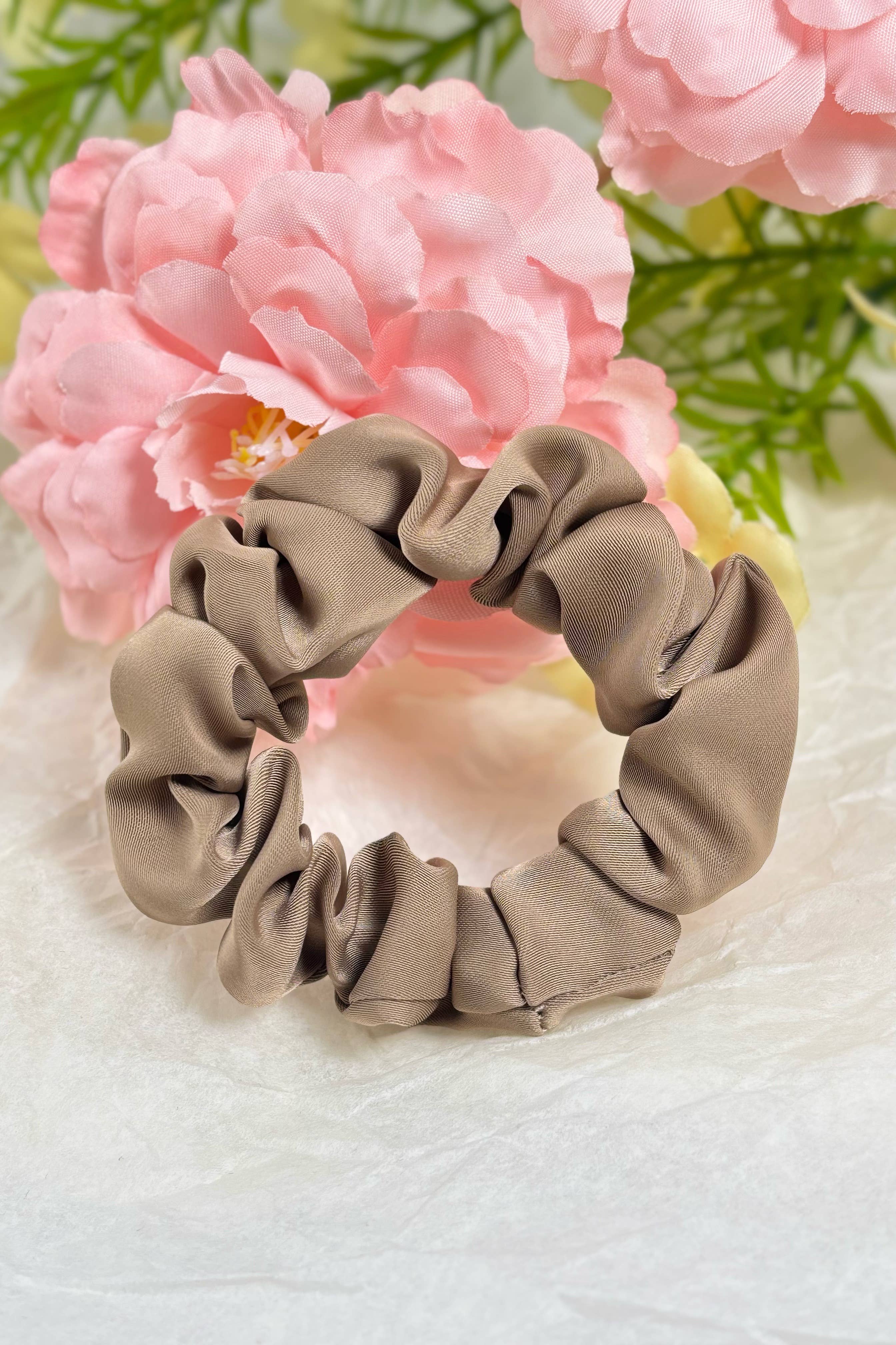 Slim Scrunchie - beige