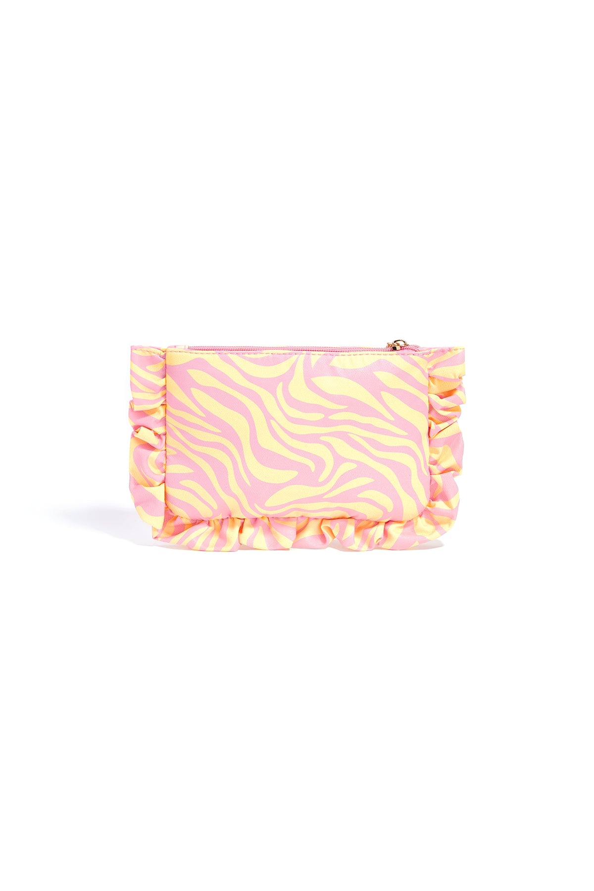 Beauty Pouch gelb-rosa