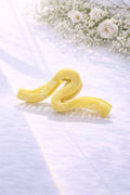 Wavy Hair Clip - butter yellow
